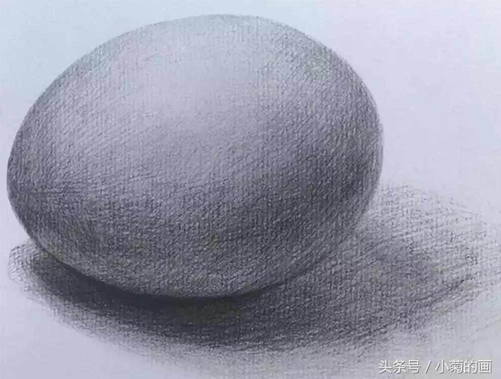 素描基础绘画鸡蛋教程,素描基础绘画几何