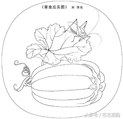 宋画工笔画底稿图文,宋画工笔白描最好的学习素材