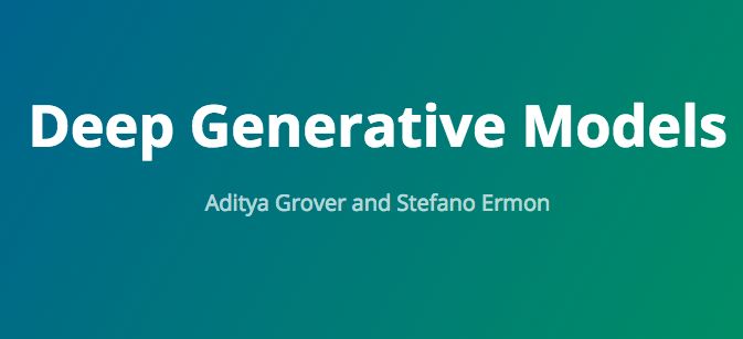 「干货」IJCAI：深入浅出讲解深度生成模型（115PPT）