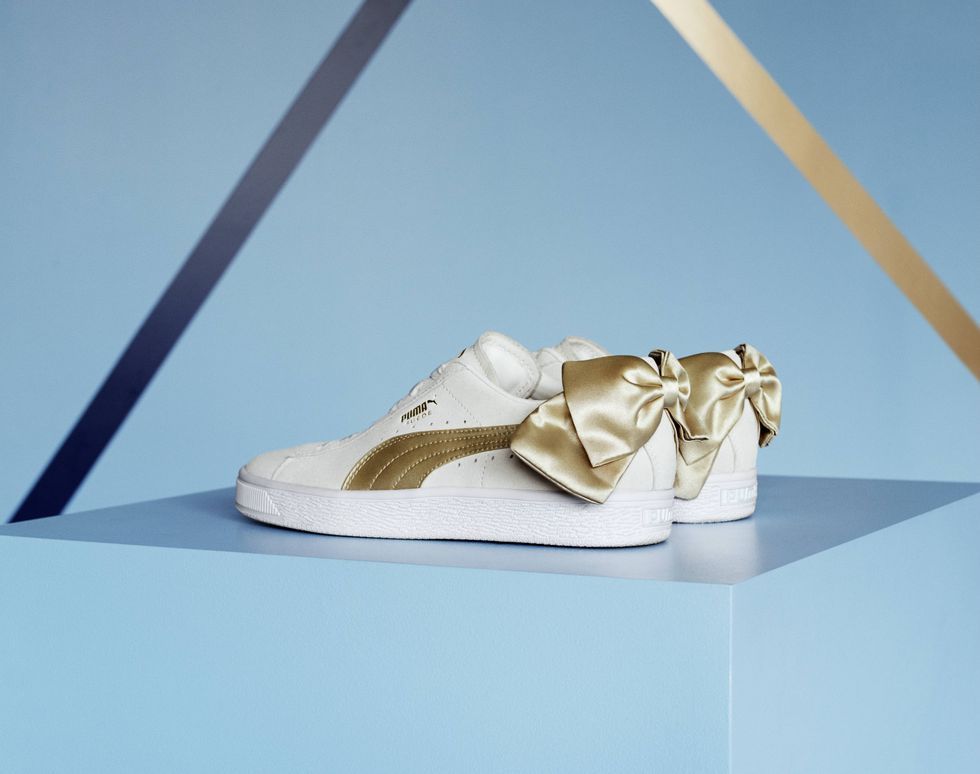 蝴蝶效应第二个版本,puma蕾哈娜丝绸蝴蝶结拖鞋