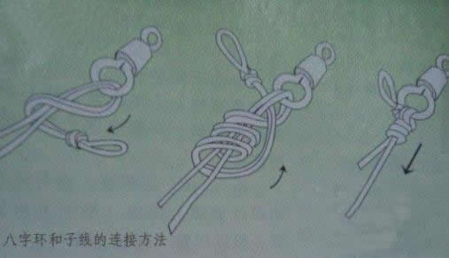钓鱼线组的正确绑法图解,泥鳅钓鱼线组绑法图解