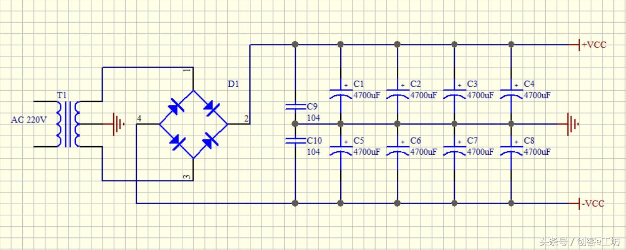 tda2030a功放板原理图,自制tda2030重低音功放电路