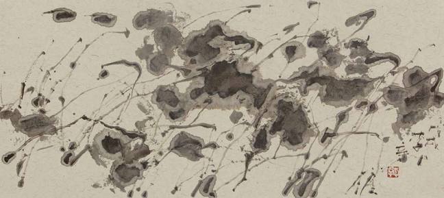 「*今条头日**」李辛写意石彩画：如诗一般的意境，艺术效果极其美妙