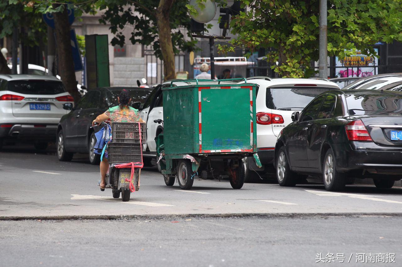 交警整治快递三轮车违法行为,郑州电动三轮车交警查不查