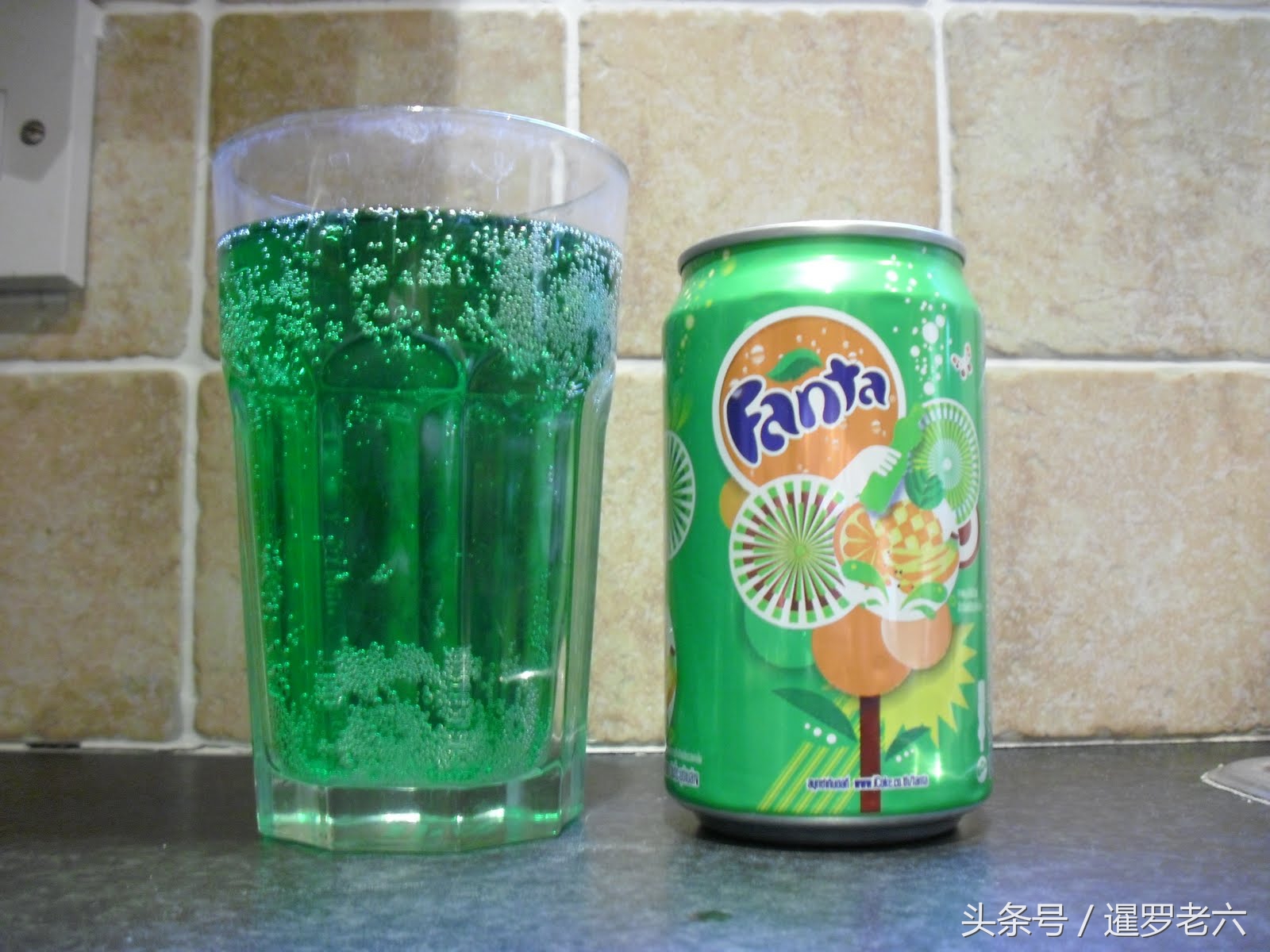 四种口味的芬达,泰国芬达绿色