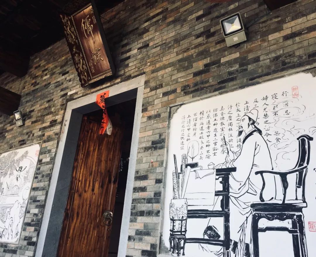 千年山中古村风景,千年香樟百年古村