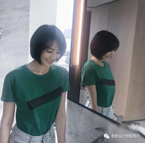 学生头发型图片女短发最流行,短发波波头最新减龄卷发