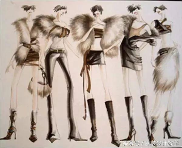 服装画画基础入门教学,怎样学服装画手绘图