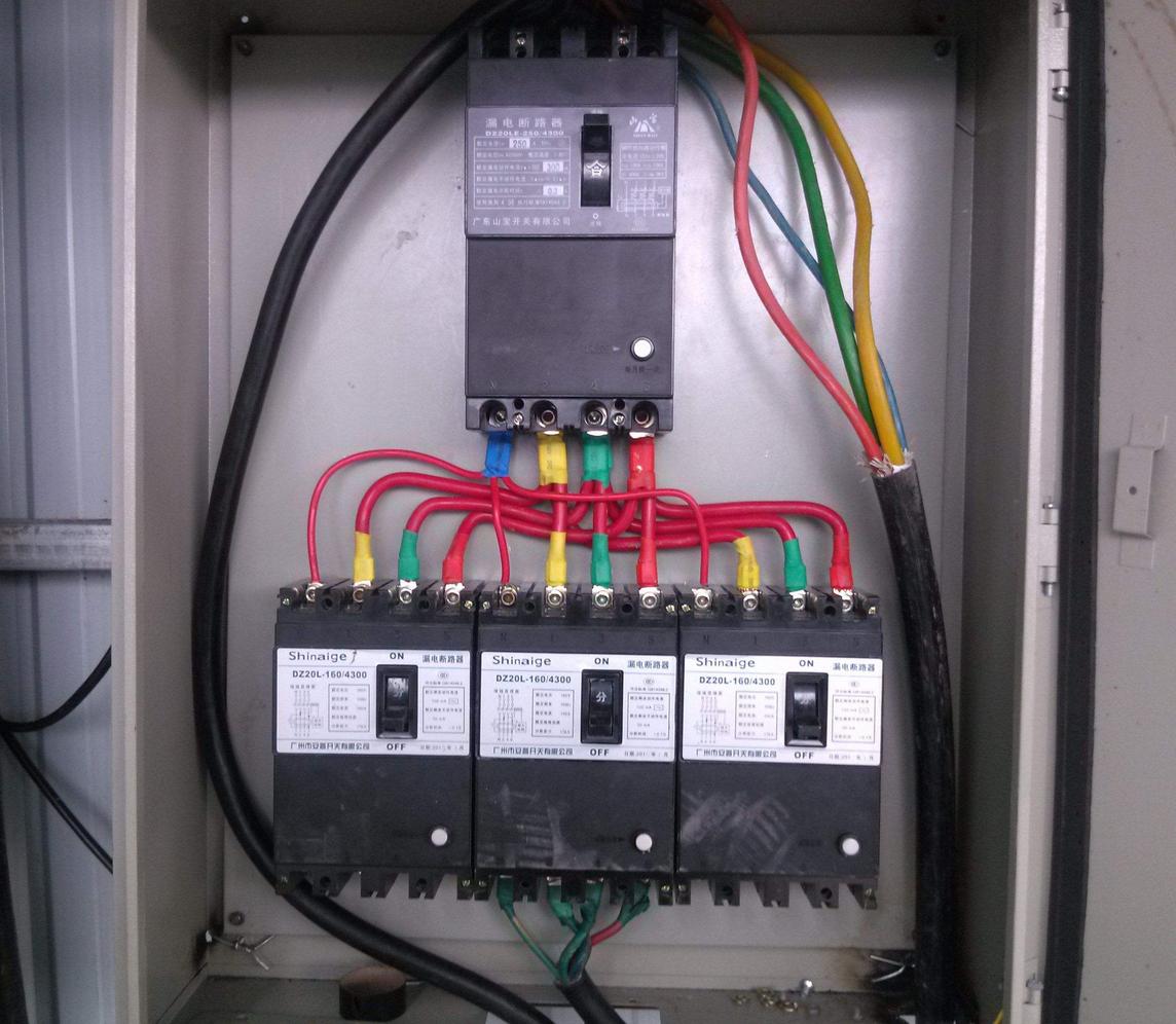 家装380v三相电4线正确接线,家用电箱三相五线接线全过程