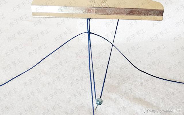 项链绳编法收尾打结扣,项链绳扣怎么系