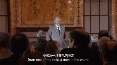 他，满足了世人对股神的所有期待