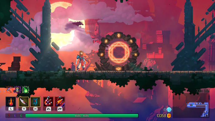 死亡细胞山巅城堡无伤攻略,死亡细胞各个关卡攻略