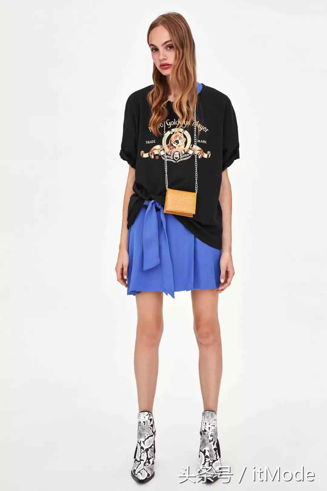 zara穿搭2021早秋黑裙,zara的新品太好看了吧