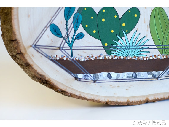 木片绣花教程视频,手工乱针绣画