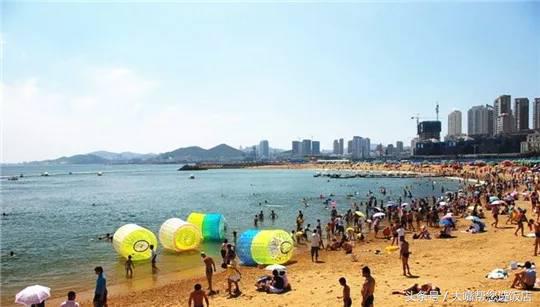 踏浪看海享受阳光沙滩,踏浪大连看海