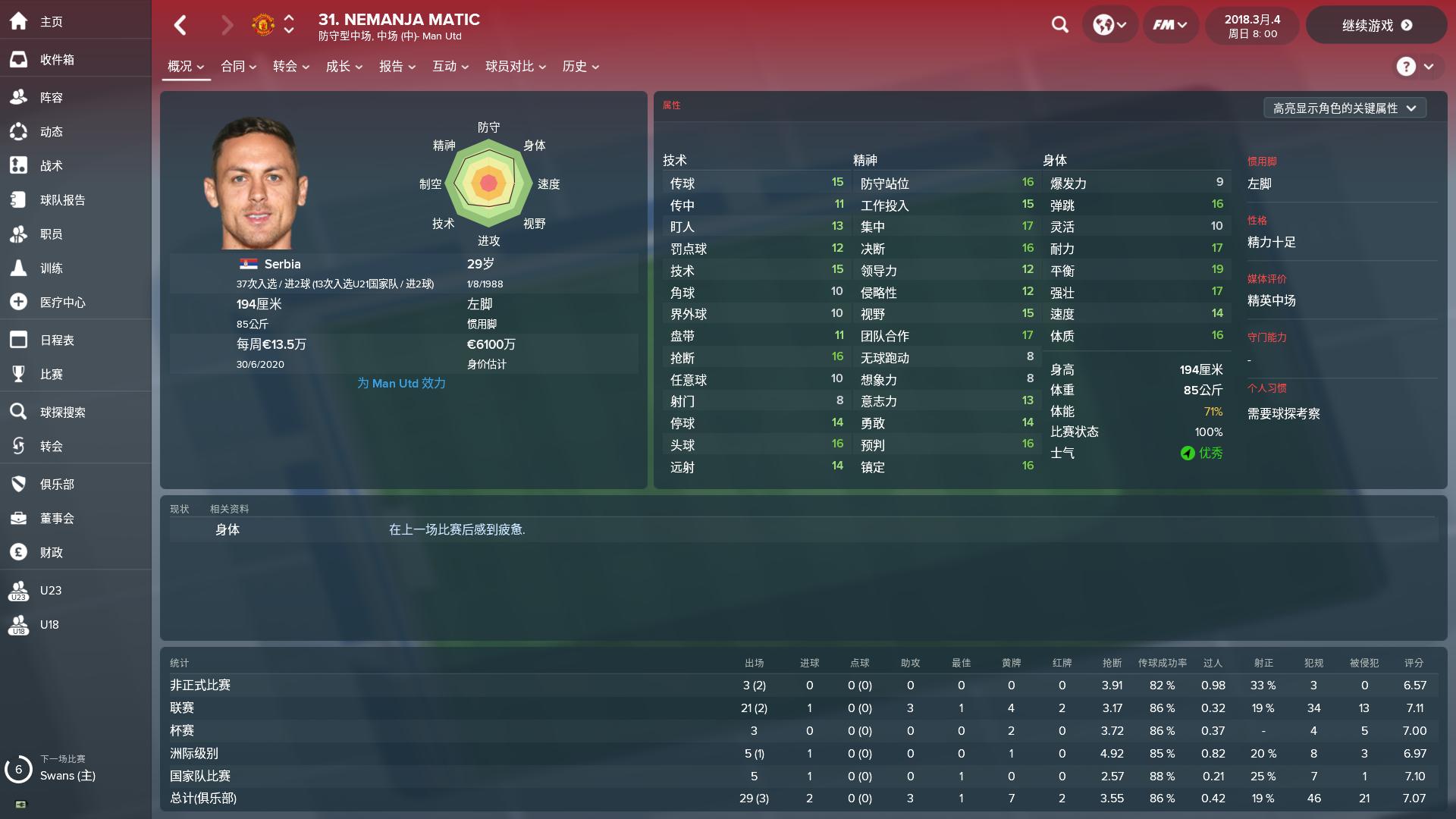 fm19曼联,足球经理2024曼联开局