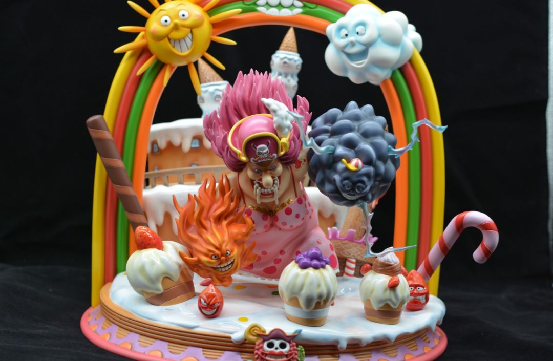 《海贼王》四皇大妈手办上市！网友：暴走状态下的玲玲让人可怕！