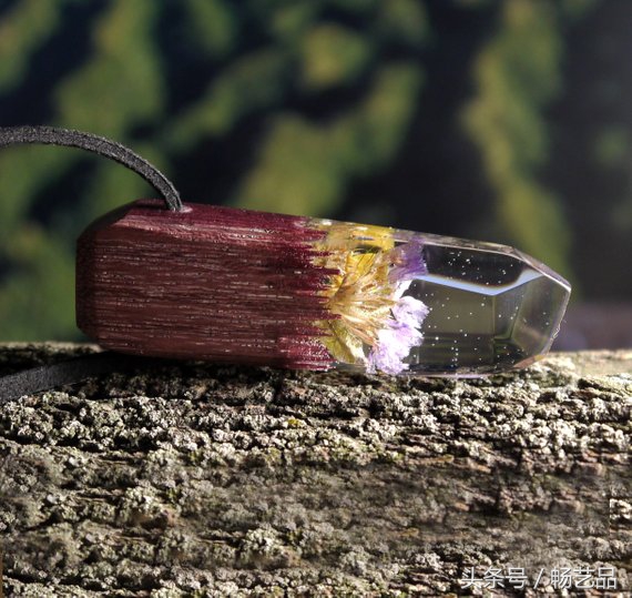 布艺纯手工制作工艺吊坠项链,手工项链吊坠diy