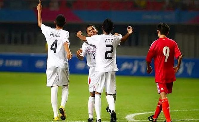 国足0比1输给东帝汶,亚运会中国男足vs东帝汶比赛结果