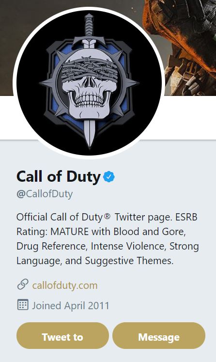 《使命召唤15》官方推特更换头像或透露“吃鸡”新消息