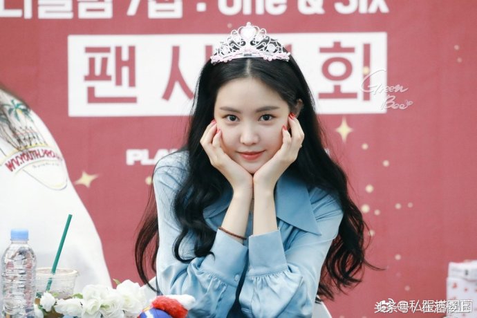 韩国女团apink孙娜恩黄色发色,apink女团孙娜恩