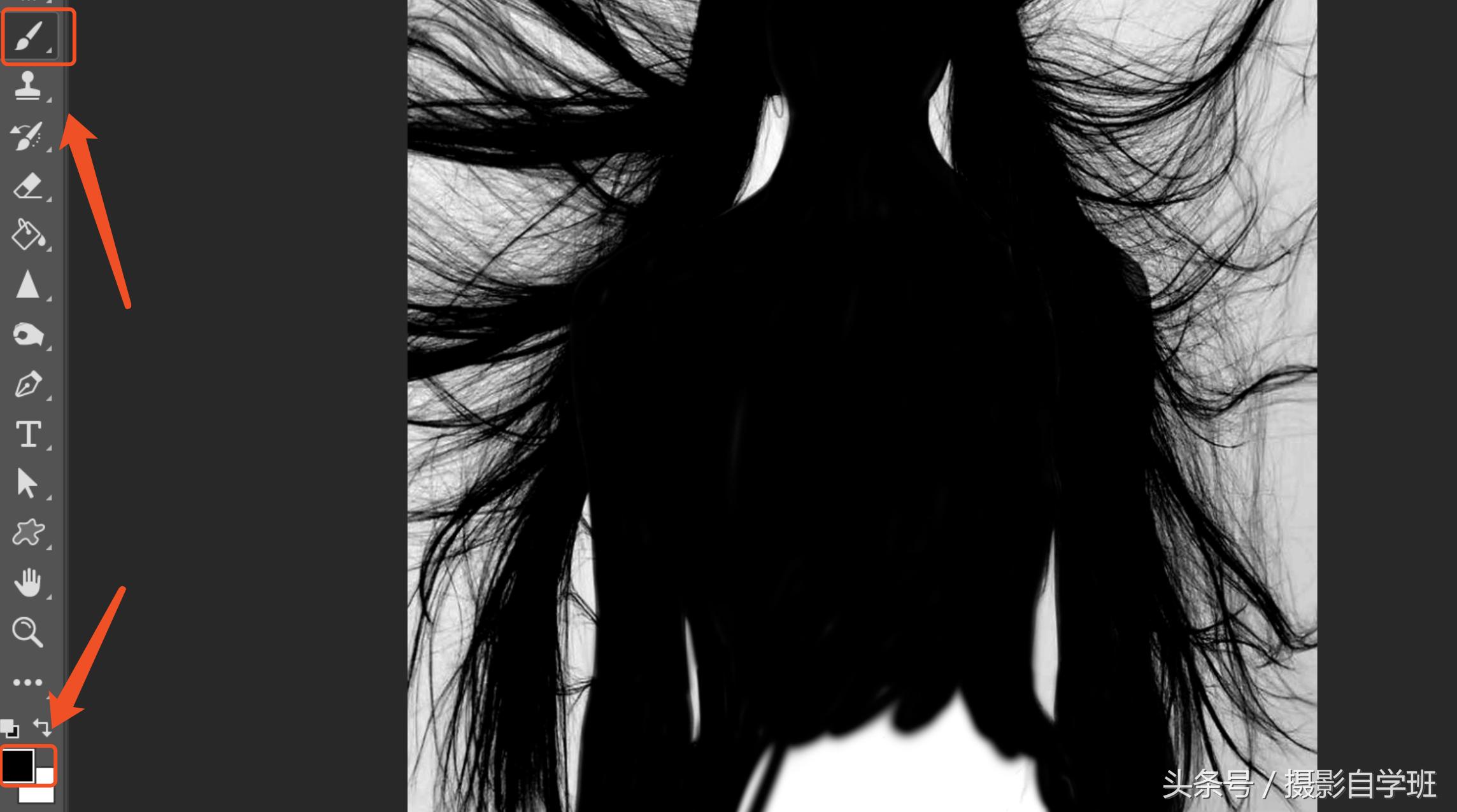 photoshop抠图头发丝,photoshop通道抠图