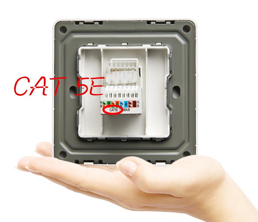 网络插座接线方法八孔,一头水晶头另一头网线插座的接法