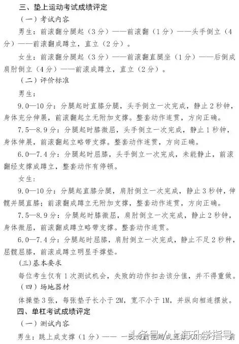 上海中考体育评分标准,西藏中考体育评分标准