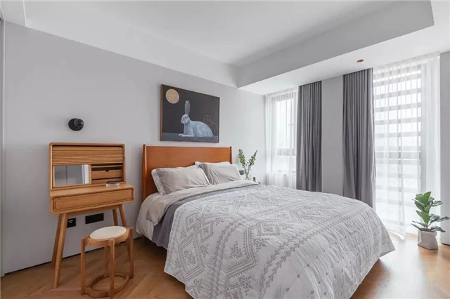 90平方三室一厅装修现代简约欧派,简约装修风格全屋效果图90平米4房