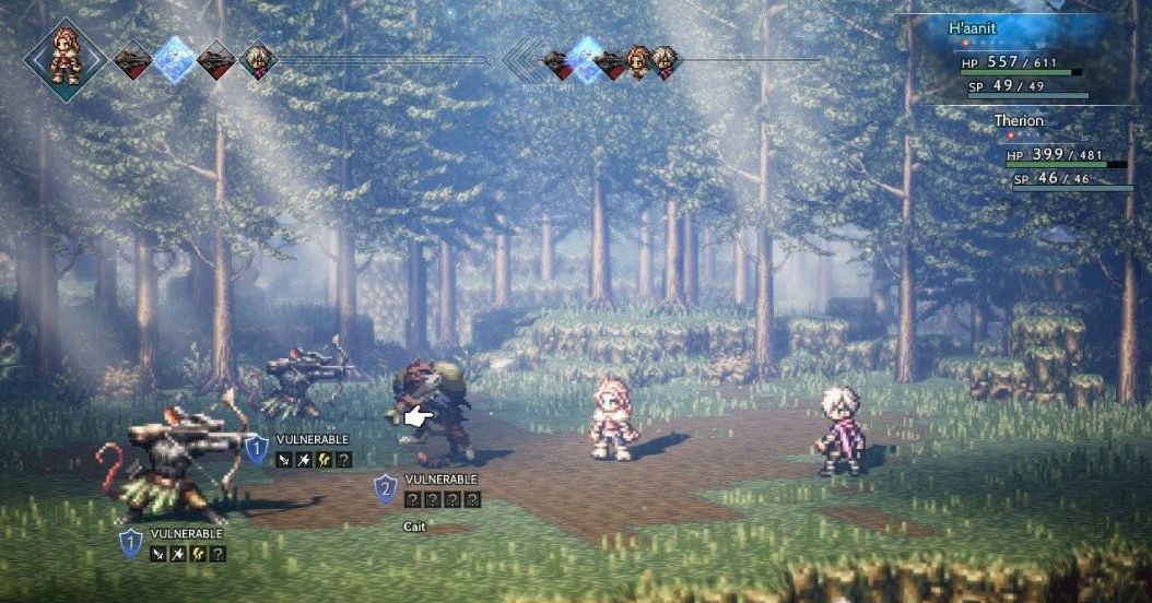 吟游诗人像素风画法,像素游戏八方旅人