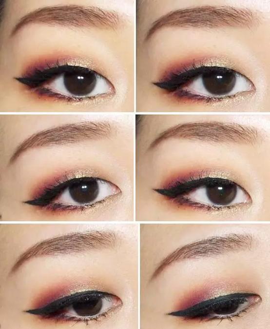 单眼皮肿眼泡有救了！这几个眼妆小技巧，让你的眼睛放大一倍