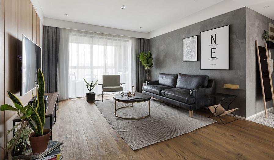 109平四室两厅二卫装修简约轻奢,109平米两室简约装修