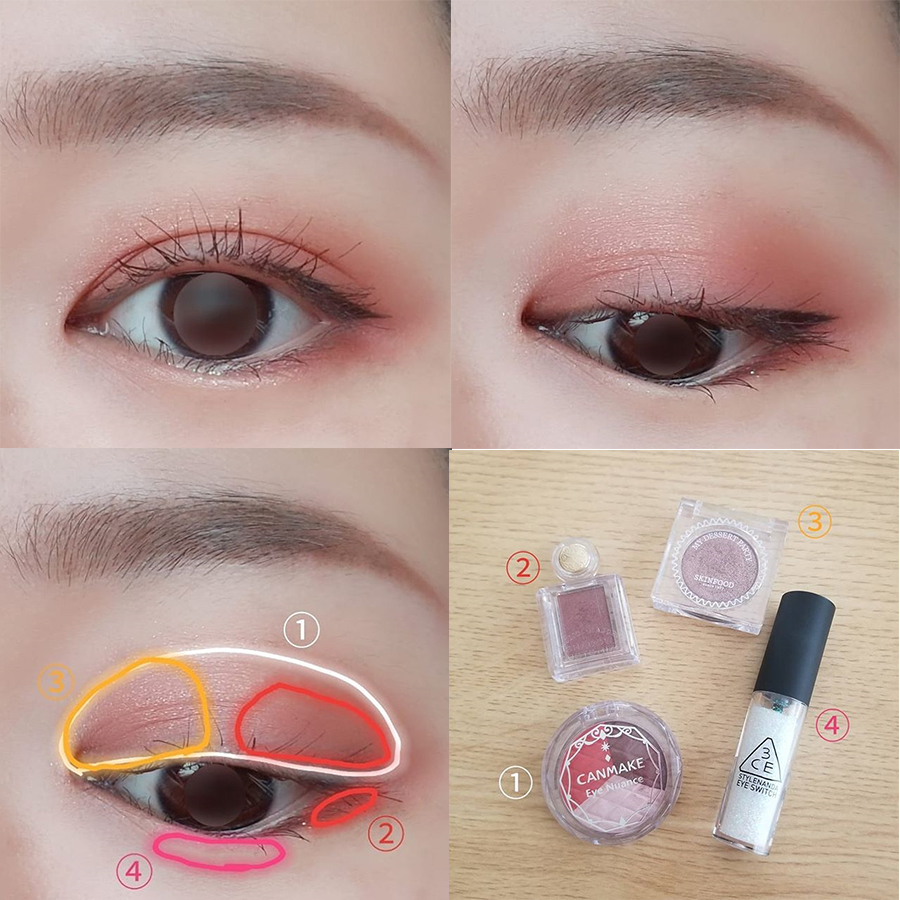 canmake眼影最新款,canmake眼影教程新品