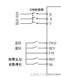变频器外部端子启停如何设置频率,变频器端子控制启停的方法