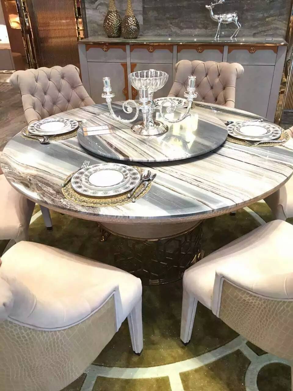 纯天然大理石餐桌优缺点,大理石餐桌最新款式图片