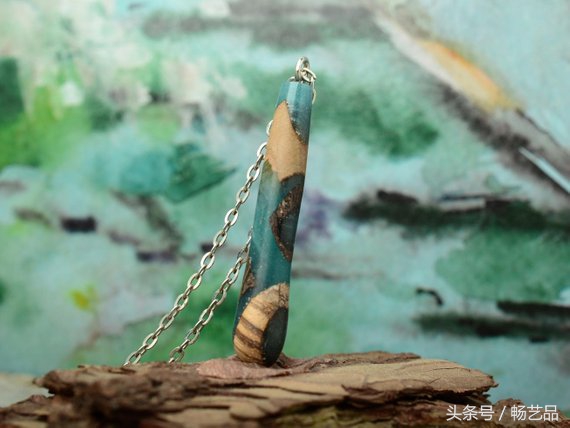 树脂水晶项链吊坠,圆形橄榄石项链吊坠设计