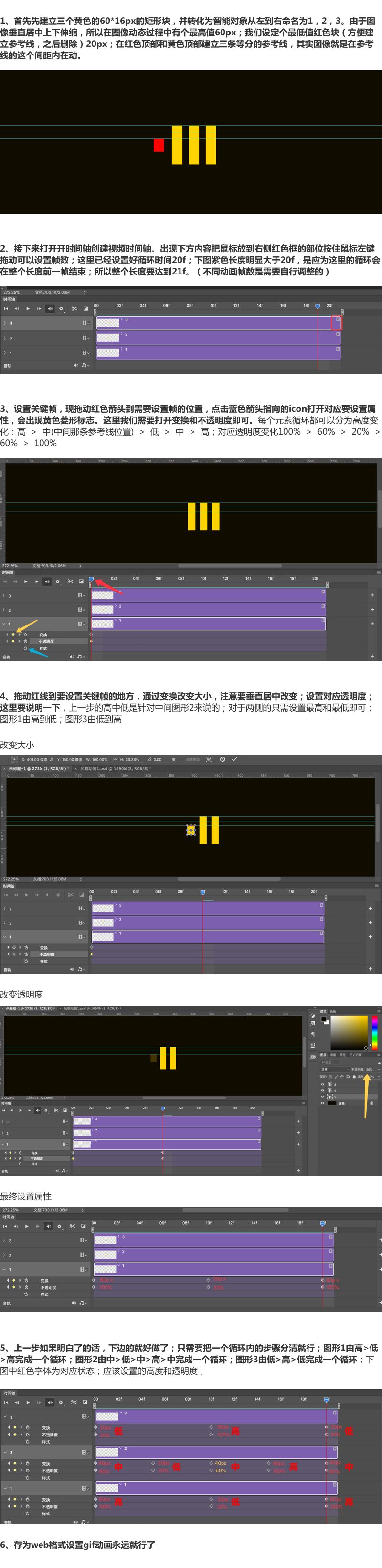 ps制作gif动画视频教程,每日一招ps做图技巧