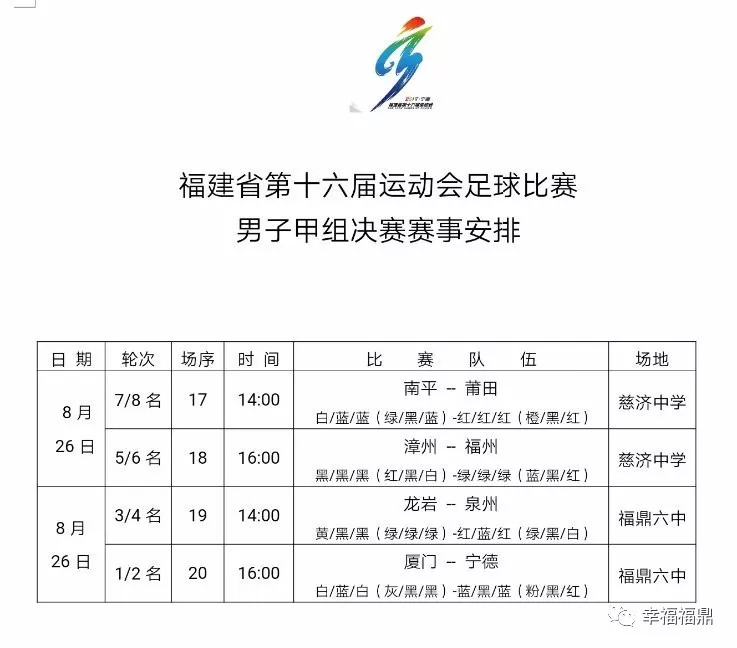 2023广东省运会足球女子比赛,福建宁德十七届省运会女子足球
