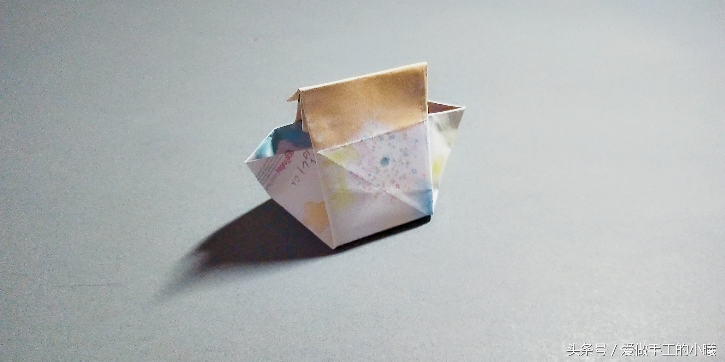 折包包手工折纸教程,折纸教程包包夹层