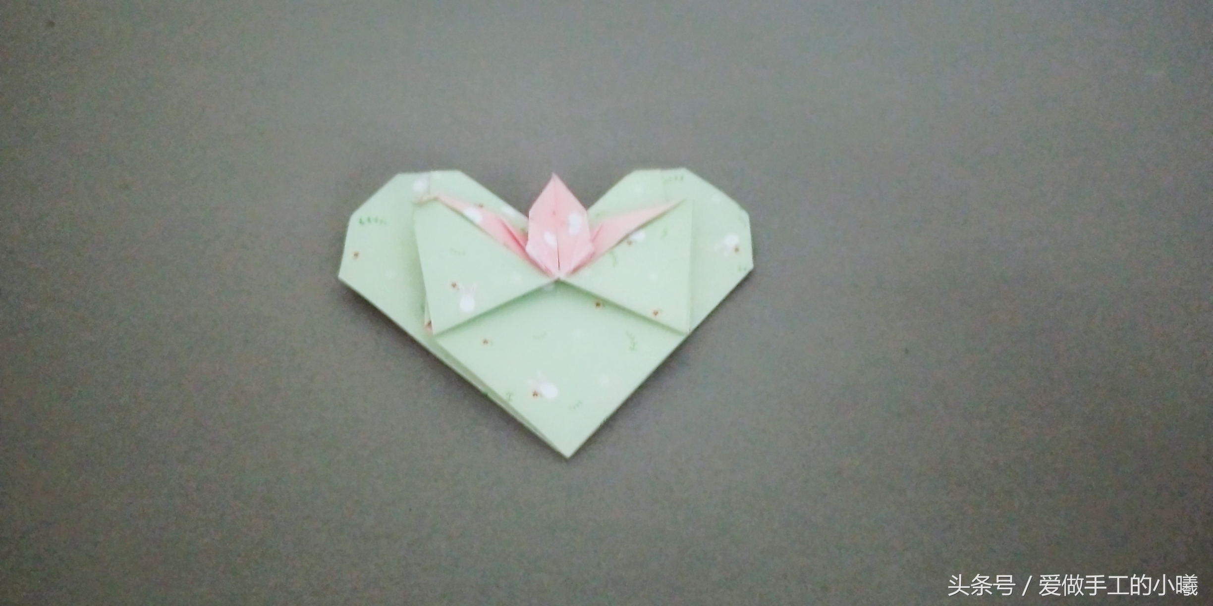 爱心千纸鹤折纸详解,100块爱心千纸鹤