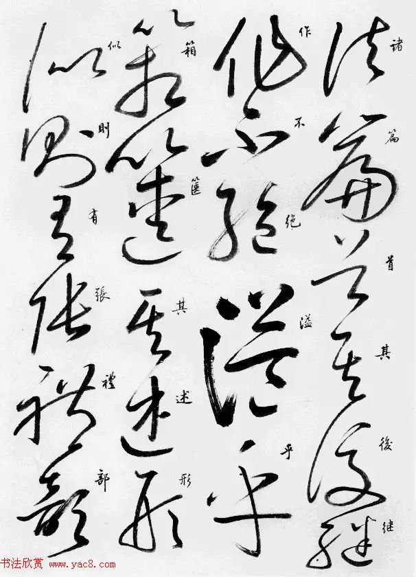 启功临怀素自叙帖高清放大版,启功临怀素自叙帖原文