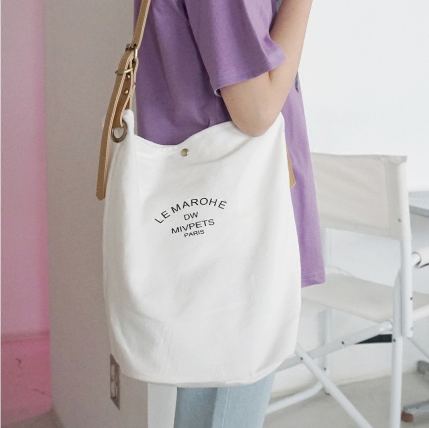 种草岛国帆布包包,清新背上身