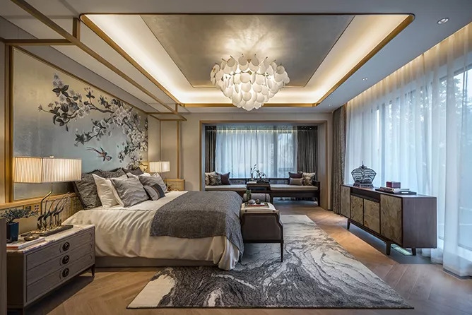 30款新中式背景墙设计案例欣赏,复古背景墙素材大全