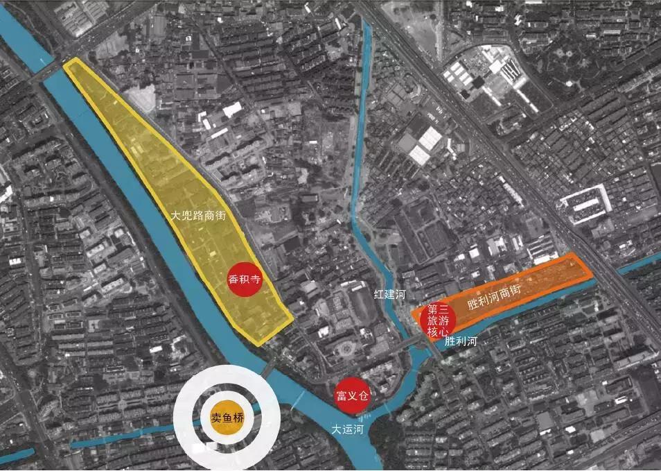 大运河新地标,京杭大运河胜利美食街