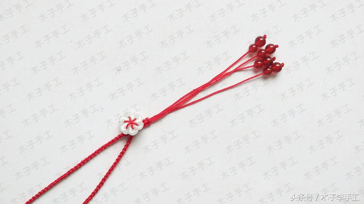 本命年编织红绳腰链,现在流行带红绳腰链本命年