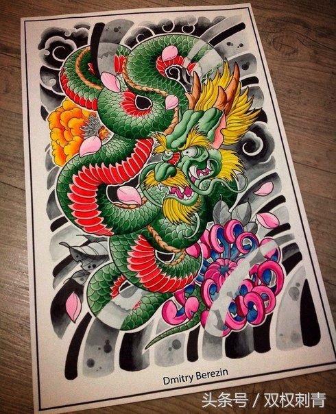 传统龙纹身图片大全,传统龙纹身图集推荐