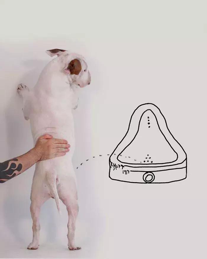 牛头梗的简笔画,牛头梗简笔画