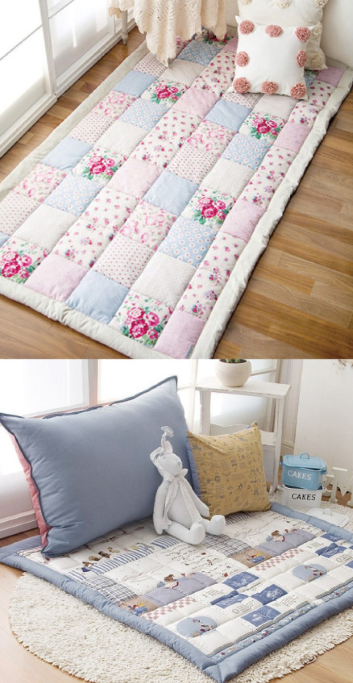 拼布方块床单制作教程,拼布床单手工制作大全