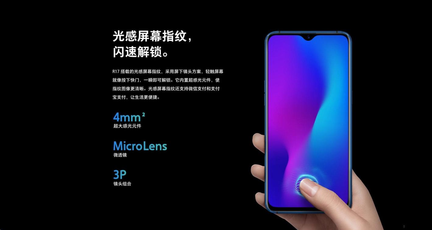 oppor17有屏幕指纹解锁的特效吗,oppor17激活密码忘记了怎么办