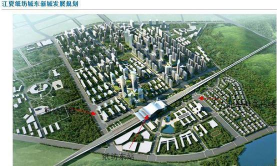 “金九”江夏纸坊东站12.5万方地首拍！打造武汉南部生态新城